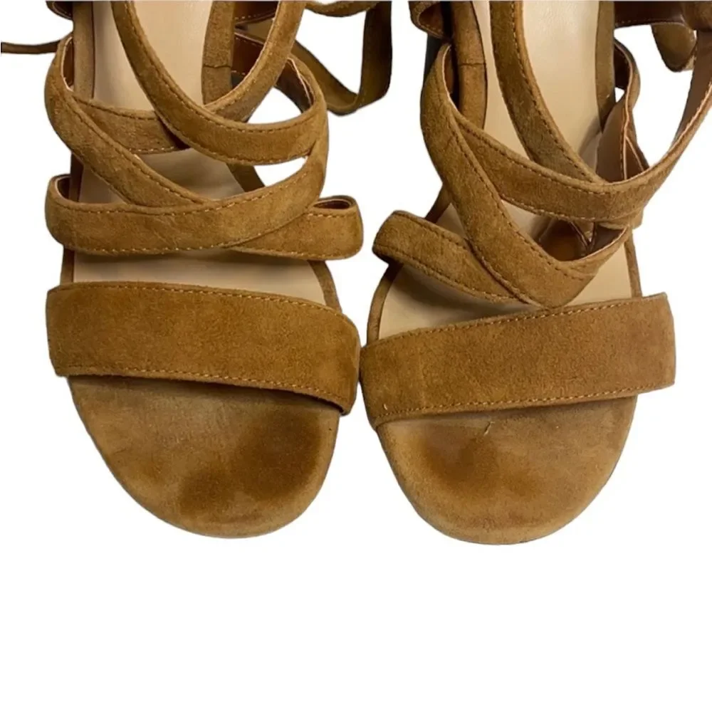 Aldo Suede Strappy Heels Size 7
